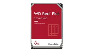 HDD, WD Red Plus, 3.5", 8TB, SATA III